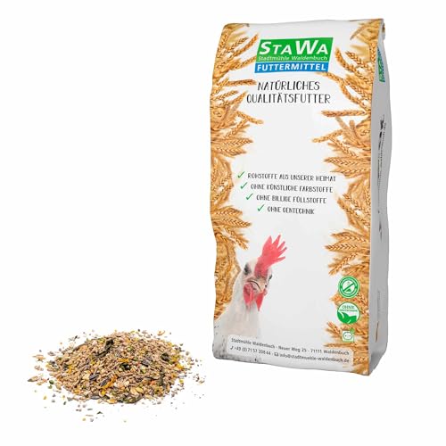 StaWa Wachtelfutter-Mix mit Kräuter, ohne Gentechnik, 10 kg von STAWA