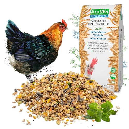 StaWa VitalMix Hühnerfutter Geflügelkörnerfutter, ohne Gentechnik, 10 kg von STAWA