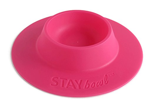 STAYbowl Futternapf, für Meerschweinchen und andere kleine Haustiere, ergonomisch, 60 ml, klein, Fuchsia (Pink) von STAYbowl