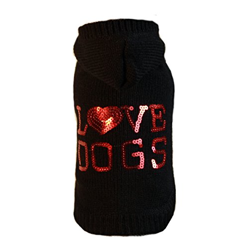 STILHUND Strickhoodie LOVEDOGS Größe L von STILHUND