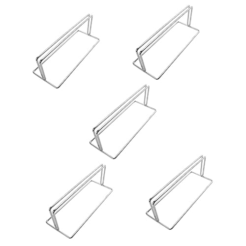 STOBOK 5st Desktop-bildschirmclip Wandteiler Für Räume Trennwände Für 3 Ringbücher Partition Trennwand Zur Raumtrennung Raumtrenner Handyständer Gefrostet Zubehör Kaltgewalzter Stahl Büro von STOBOK