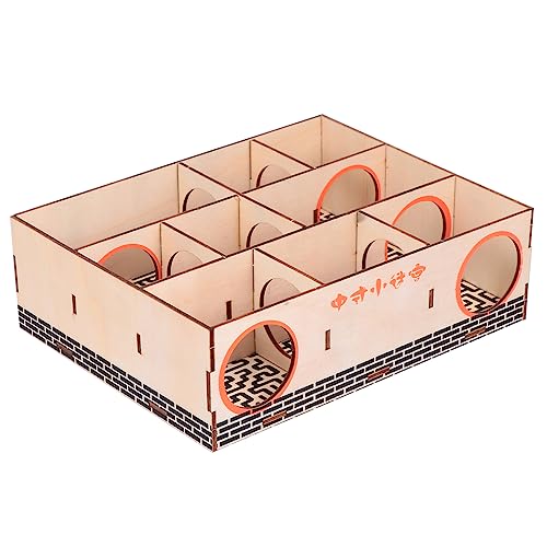 STOBOK Hamster-Spielzeug Hamster-Labyrinth-Puzzle-Spielzeug Hamsterversteck Hamsterlabyrinth Hamster gehege Puzzlematte Spielzeug Labyrinth-Tunnel-Spielzeug Labyrinth für Hamster von STOBOK