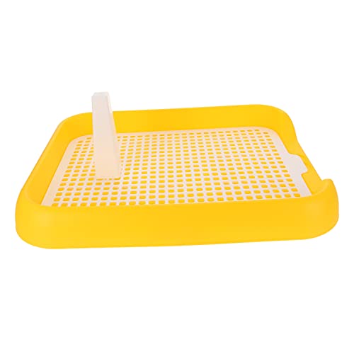 STOBOK Haustiertoilette Pinke Pinkelpads Für Hunde Kaninchenstreu Wehe PIPI-Pads Für Hunde Haustier-innentöpfchen Trainingsunterlagenhalter Für Hunde Haustier Toilettenauflage Pp Yellow von STOBOK