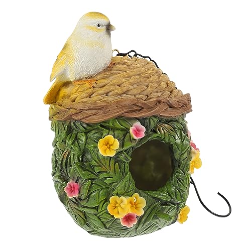 STOBOK Warmes Vogelnest Für Papageien Winterdeko Garten Hängend Wetterfest Vogelhaus Für Draußen Bequemer Unterschlupf Vogelschutz Im Winter 30x20 cm von STOBOK