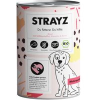 STRAYZ BIO 6x400g Rind mit Süßkartoffel, Karotte & Birne von STRAYZ