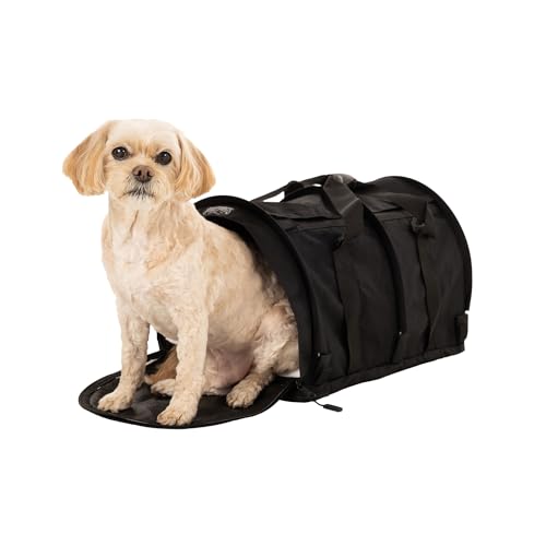 SturdiBag Pro 2.0 Haustier-Tragetasche für Katzen und Hunde, weiche Seiten, Haustier-Tragetasche mit Sicherheitsclips und Sicherheitsgurten, für Autoreisen, XL, Schwarz von STURDI PRODUCTS