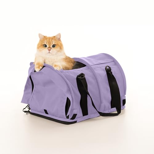 SturdiBag Pro 2.0 Haustier-Tragetasche mit flexibler Höhe für Katzen und Hunde, weiche Seiten, Haustier-Tragetasche mit Sicherheitsclips und Sicherheitsgurten, für Flugzeug- oder Autoreisen, groß, von STURDI PRODUCTS