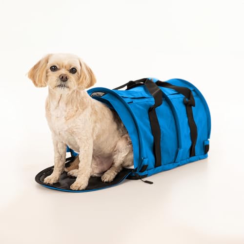 SturdiBag Pro 2.0 Haustier-Tragetasche mit flexibler Höhe für Katzen und Hunde, weiche Seiten, Haustier-Tragetasche mit Sicherheitsclips und Sicherheitsgurten, für Flugzeug- oder Autoreisen, groß, von STURDI PRODUCTS