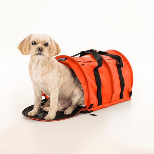 SturdiBag Pro 2.0 Haustier-Tragetasche mit flexibler Höhe für Katzen und Hunde, weiche Seiten, Haustier-Tragetasche mit Sicherheitsclips und Sicherheitsgurten, für Flugzeug- oder Autoreisen, groß, von STURDI PRODUCTS