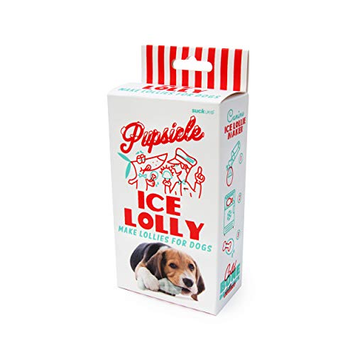 Suck UK Pupsicle | Hund EIS am Stiel Schimmel | Welpen Kauspielzeug | Hundezubehör | Slow Feeder für Hunde | Silikon EIS am Stiel Form | Hundeleckerli | Hundeeis von SUCK UK