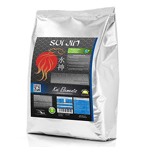 Koi Elements Koifutter Kräuter + Immun für Koi Fisch Futter (10kg) Fischfutter von SUI JIN Teichprodukte