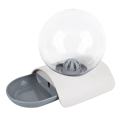 SUICRA Futternäpfe Automatic Drinking Water Bowl for Pet Drinker (Color : Grijs) von SUICRA