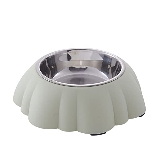 SUICRA Futternäpfe Bowl Stainless Steel Feeder for Pets (Color : Green, Size : 21.5 * 6.5cm) von SUICRA