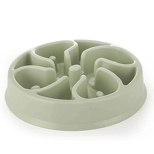 SUICRA Futternäpfe Eat Slow Dog Bowl Slow Feeder Bath Pet Supplies Pet Accessories Dog Slow Feeder Bowl for Cat Pets Slow Feeder Dog Bowl (Color : Green) von SUICRA