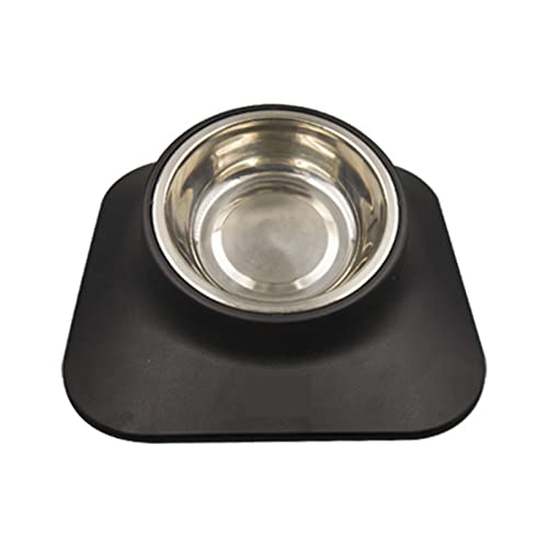 SUICRA Futternäpfe Non-Slip Double Cat Bowl Dog Bowl Pet Feeding Cat Water Bowl for Cats Food Pet Bowls for Dogs Feeder Product Supplies (Color : Single A) von SUICRA