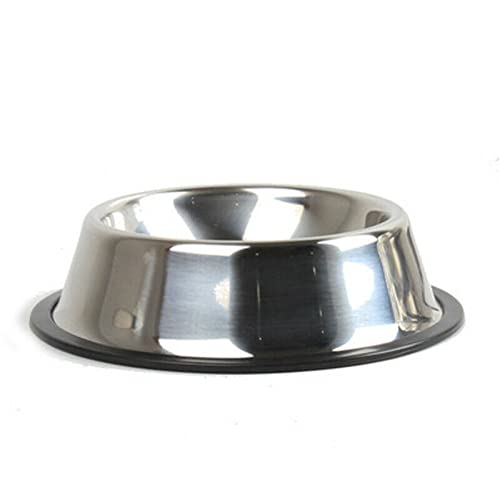 SUICRA Futternäpfe Pet Dog Cat Bowls Stainless Steel Feeding Feeder Water Bowl for Pet Dog Cats Puppy Outdoor Food Dish von SUICRA