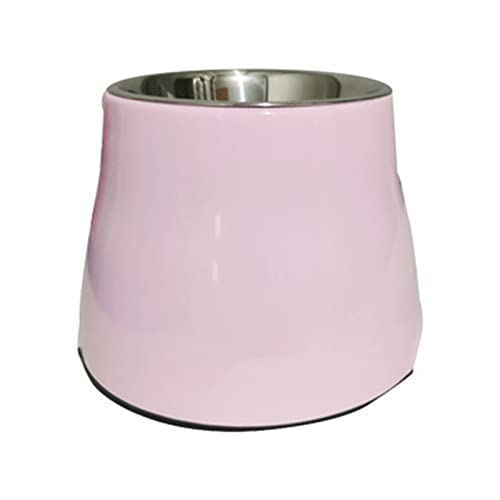 SUICRA Futternäpfe Pet Dog and Cat Feeder, Dog Food and Drink Bowls, Water Bottle (Color : Pink) von SUICRA