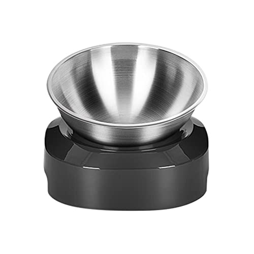 SUICRA Futternäpfe Pet Stainless Steel Bowl Stainless Steel Double Bowl (Color : Single Bowl) von SUICRA