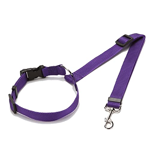 SUICRA-Halsband für Hunde. Tracking-Halsband für Hunde Pet Car Seat Belt Rope Ring Dog Car Retractable Elastic Reflector Leash Dog (Color : C) von SUICRA