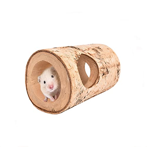 SUICRA Haustierbett waschbar Hamster Mouse Tunnel Tube Toy Forest Hollow Tree Trunk (Color : 1) von SUICRA