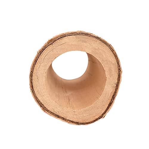 SUICRA Haustierbett waschbar Hamster Mouse Tunnel Tube Toy Forest Hollow Tree Trunk (Color : 2) von SUICRA