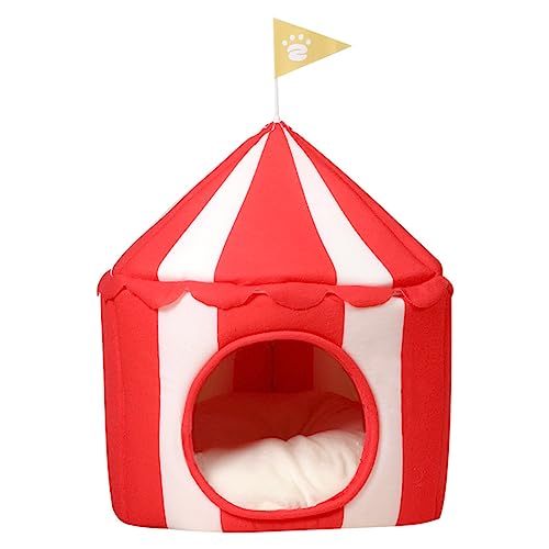 SUICRA Haustierbetten Cat House WithTent Pet Cat Nest von SUICRA