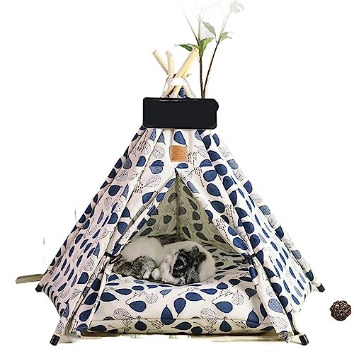 SUICRA Haustierbetten Pet Tent House Dog Bed Portable Removable Washable Cat Indoor Outdoor von SUICRA