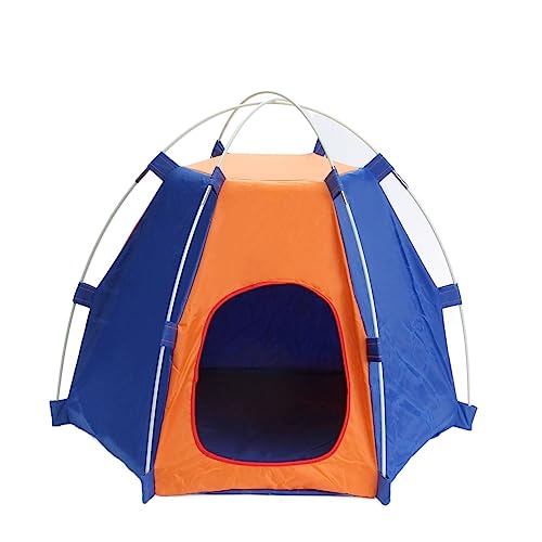 SUICRA Haustierbetten Pet Tent Kennel Fence Puppy Outdoor Large Dog Cages Cat (Color : Blue) von SUICRA