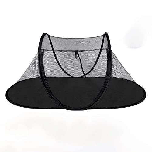 SUICRA Haustierbetten Portable Folding Pet Tent Cats Dog House Pet Cage for Cat Tent Playpen Puppy Kennel Easy Operation Fence Outdoor Dogs House von SUICRA