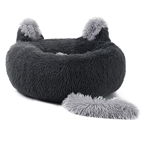 SUICRA Haustierbetten Winter Warm Cave Sleeping Bed Nest for Dog Indoor Pet Shelter Suitable for Small to Medium Sized Dogs and Cats Weatherproof (Color : 2, Size : 60CM) von SUICRA