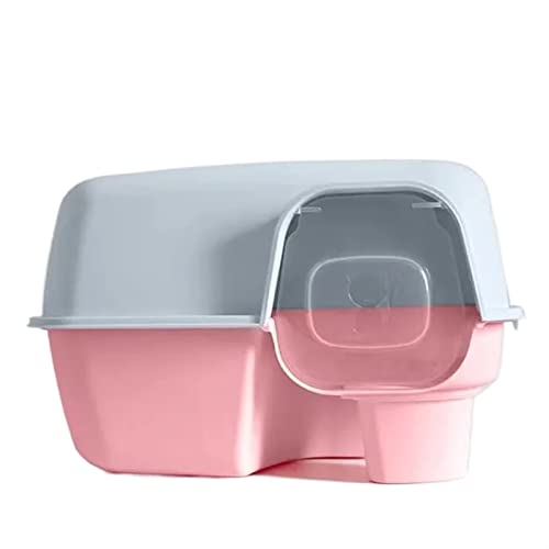 SUICRA Katzentoilette, Katzentoilette, Katzentoilette Fully Enclosed Corridor Cat Bedpans Cat Litter Box Extra-Large Splash-Proof Cat Toilet Aisle-Type Cat Litter Box Cat Supplies (Color : 03, Size von SUICRA