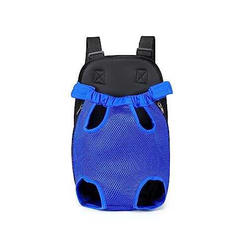 SUIOPPYUW Polyester Baumwoll Haustier Tragetasche, atmungsaktiv, waschbar, Ersatz für Outdoor Camping, Wandern, Haustiere, Rucksack Zubehör, Blau, M von SUIOPPYUW