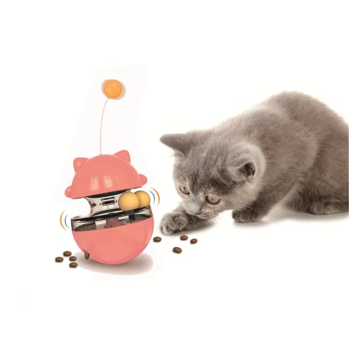 Cat Treat Puzzle, Cat Treat Dispenser Toy Cat Treat Toy, Tumbler Interactive Ball Cat Puzzle Feeder, Cat Food Puzzle Cat Food Ball Cat Snacks Temptations, Food Puzzle Toys for Cats von SUJAYU