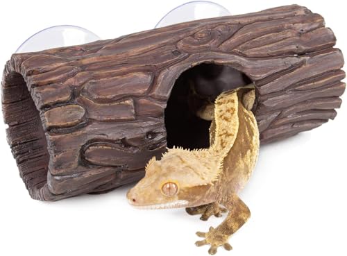 SUKEOPET Höhlen für Reptilien & Amphibien, Reptilien Höhle, Terrarium Versteck Zubehör für Leopardgecko Eidechsen Bartdrache Einsiedlerkrebse von SUKEOPET