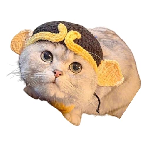SUMMITDRAGON Hund Blumenhut Haustier Kostüm Kopfbedeckungen Requisiten Haustier Gehäkelt Welpe Kopfbedeckung Party Kostüm Foto Requisiten Gestrickt Katzen Accessoire SUMMITDRAGON Hund Blumenhut Haustier Kostüm Kopfbedeckungen Requisiten Haustier Gehäkelt Welpe Kopfbedeckung Party Kostüm Foto Requisiten Gestrickt Katzen Accessoire von SUMMITDRAGON
