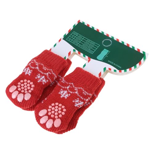 SUMMITDRAGON 2pair Weihnachtshundsocken Antiskid Soft Dog Socken Komfortable Hündchen Socken Für Urlaubsfeierlichkeiten Feste Hundeschuhschuhe SUMMITDRAGON 2pair Weihnachtshundsocken Antiskid Soft Dog Socken Komfortable Hündchen Socken Für Urlaubsfeierlichkeiten Feste Hundeschuhschuhe von SUMMITDRAGON