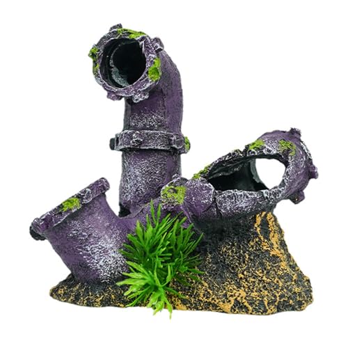 SUMMITDRAGON Aquarien Landschaft Künstliche Wasserpfeife Fischtanks Landschaftsgestaltung Für Garnelenzucht Landschaft Ornamente Handwerk von SUMMITDRAGON