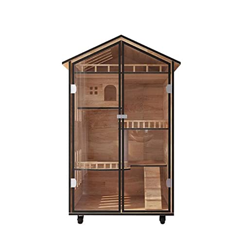 Katzenvilla Katzenvilla Zuhause Katzenschrank Katzenhaus Zuchtkäfig Doppellagiger Katzenkäfig Übergroßes Katzenhaus Katzenstreu Katzenhaus (Size : 01) von SUNESA