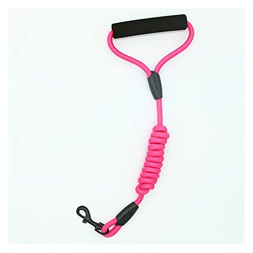 Zugseil für Haustiere Hundeleine Kragensitzgürtel personalisierte laufende Katze Haustiere Leinen Seil Nylon Harness Kabelbaum for Chihuahua 7 Farben 4 Größen Hundeleine für Welpen (Color : Roze, SI von SUNESA