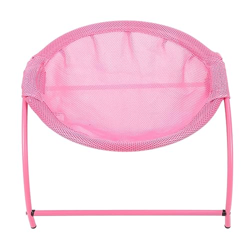 SUNGOOYUE Erhöhtes Hundebett, Stabiler Metallrahmen, Schützt vor Feuchtem, Katzenschlafbett, Betten und Möbel. Betten für Haustiere, Hunde (PINK) von SUNGOOYUE