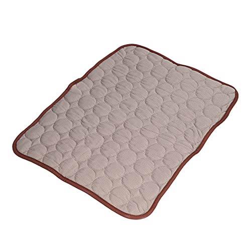 SUNGOOYUE Kühlmatte für Haustiere, Atmungsaktiv, Faltbar, Selbstkühlende Deckenunterlage für Kleine Bis Große Hunde und Katzen, Geeignet für Heiße Sommer (L (70 * 55 cm)) von SUNGOOYUE