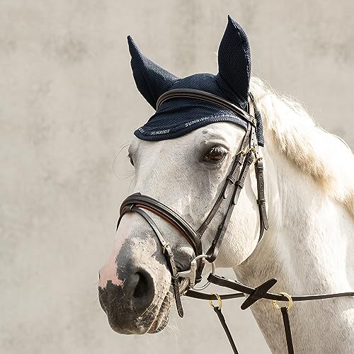 SUNRIDE Fliegenhaube “Wellington” - dämpft Umgebungsgeräusche, schützt vor Insekten, pflegeleicht (Cob, blau) von SUNRIDE