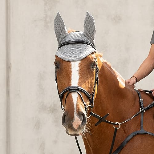 SUNRIDE Fliegenhaube “Wellington” - dämpft Umgebungsgeräusche, schützt vor Insekten, pflegeleicht (Cob, grau) von SUNRIDE