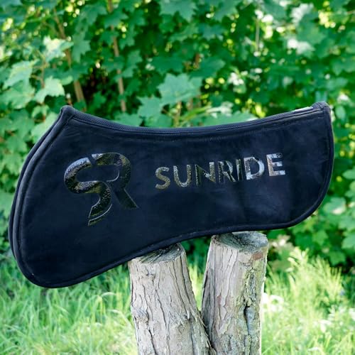 SUNRIDE Sattelpad/Korrekturpad Springen Cloud One für Pferde - Innovative Technologie zur Druckminderung - dreifache Komfortschichten (18 Zoll) von SUNRIDE