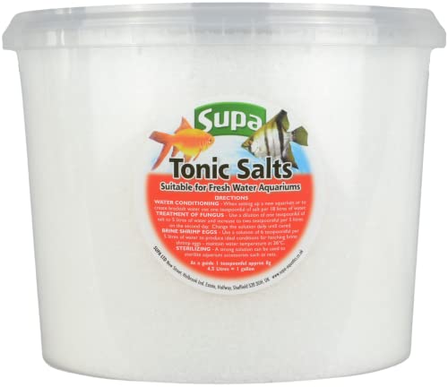 Supa Aquarium Tonic Salz, Eimer 3 l (1 Stück), milder Conditioner und Antiseptikum für den Einsatz in Süßwasseraquarien von SUPA