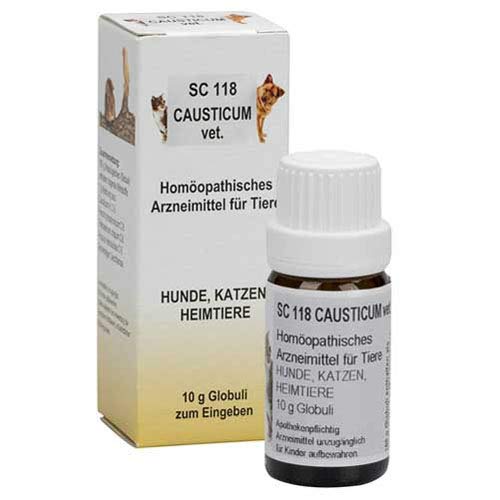 SC 118 Causticum Globuli f.Heimtiere/Hunde/Katzen 10 g von SUPRA-CELL GmbH