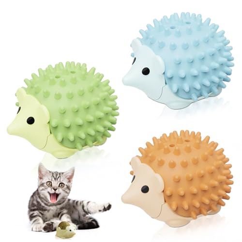 SUPRROW Katzenminze Balls,3 Stück Katzenminze Balls Spielzeug für Katze,Catnip Wall Ball, Katzenminze Ball Wand Drehbare Catnip Balls Katzenspielzeug Katzen leckstein von SUPRROW