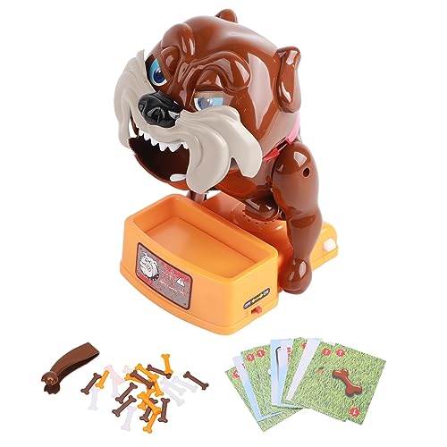 SUPYINI Hundebiss Fingerspielzeug, Elektrisches Hunde Sound Brettspiel, Kniffliges Hundespielzeug, Knochendiebstahl Tisch Eltern Kind Interaktionsspiel von SUPYINI