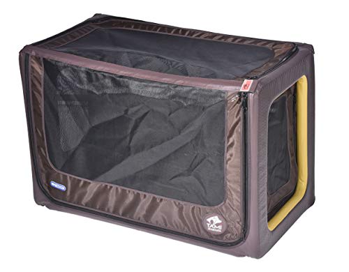 Tami - Hundetransportbox aufblasbar Tragebox Transportbox Hundebox Reisebox Autotransportbox Kofferraumbox Gitterbox Käfig Hund Box Dogbox Inflatable inkl. Dog-Vital Bio-Hundekeks (Backseat L) von SUPwave