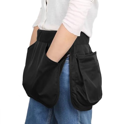 SUWEISUA Abnehmbare Leckerli-Tasche für Hundetrainer, große Haustier-Trainings-Taillenschürze mit Reißverschlusstasche, verstellbare Leckerli-Trainingstasche mit Gürtel, freihändig und einfach zu von SUWEISUA